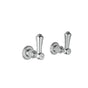 Rohl - Pair of Wall Valves - Polished Chrome