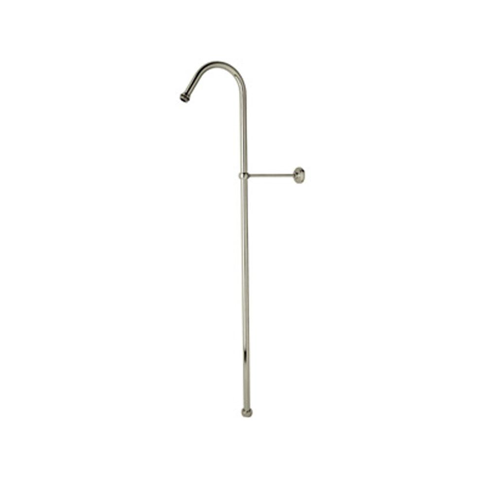 Rohl - 40'' Hook Riser - Satin Nickel