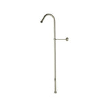 Rohl - 40'' Hook Riser - Satin Nickel
