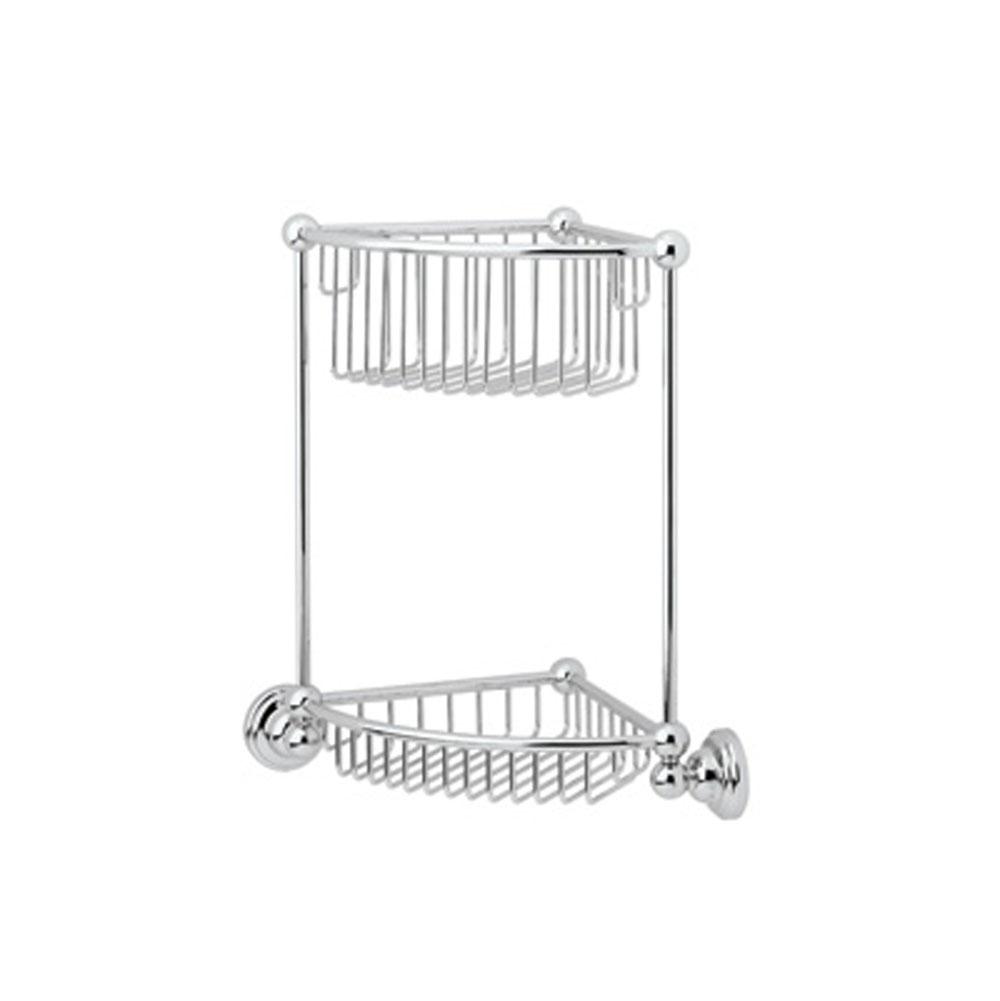 Rohl - Two Tier Corner Basket - Polished Chrome