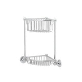 Rohl - Two Tier Corner Basket - Polished Chrome