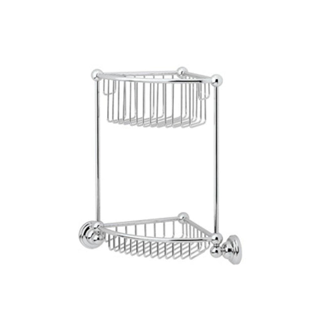 Rohl - Two Tier Corner Basket - Polished Chrome