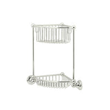 Rohl - Two Tier Corner Basket - Polished Nickel