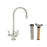 Rohl - Georgian EraE Three Handle Bar/Food Prep Filter Kitchen Faucet Kit - Polished Nickel
