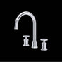 Rohl - ArmstrongE Widespread Lavatory Faucet With C-Spout - Polished Chrome