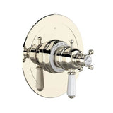 Rohl - EdwardianE 1/2'' Therm & Pressure Balance Trim With 3 Functions - Polished Nickel