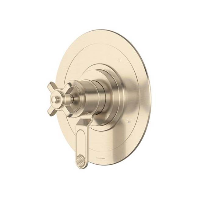 Rohl - ArmstrongE 1/2'' Therm & Pressure Balance Trim With 3 Functions - Satin Nickel