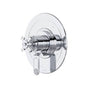 Rohl - ArmstrongE 1/2'' Therm & Pressure Balance Trim With 3 Functions - Polished Chrome