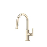 Rohl - ApothecaryE Pull-Down Bar/Food Prep Kitchen Faucet - Satin Nickel