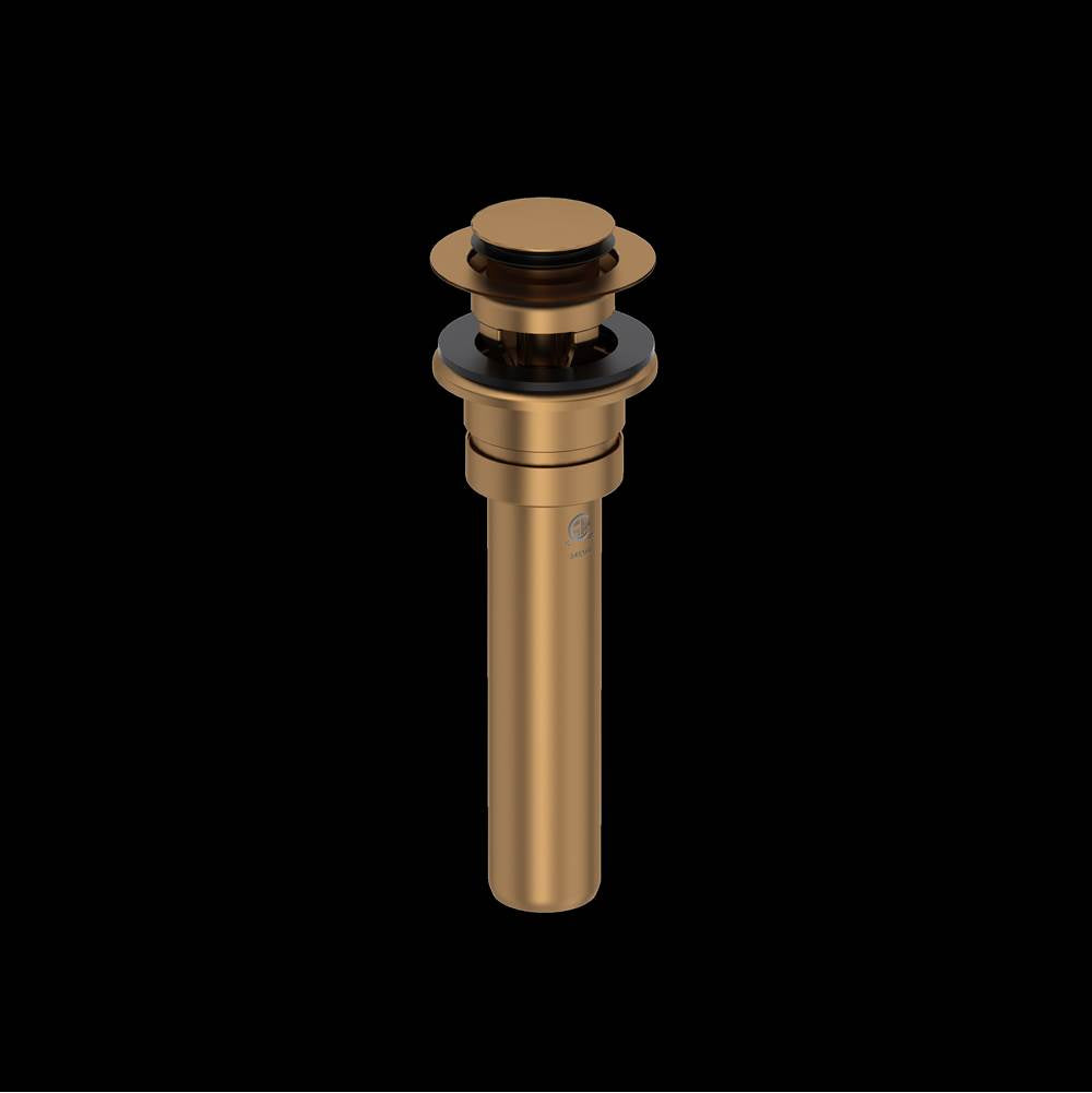 Rohl - Lavatory Push Drain With Overflow - English Bronze