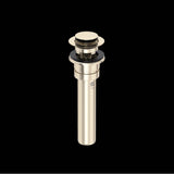 Rohl - Lavatory Push Drain With Overflow - Satin Nickel