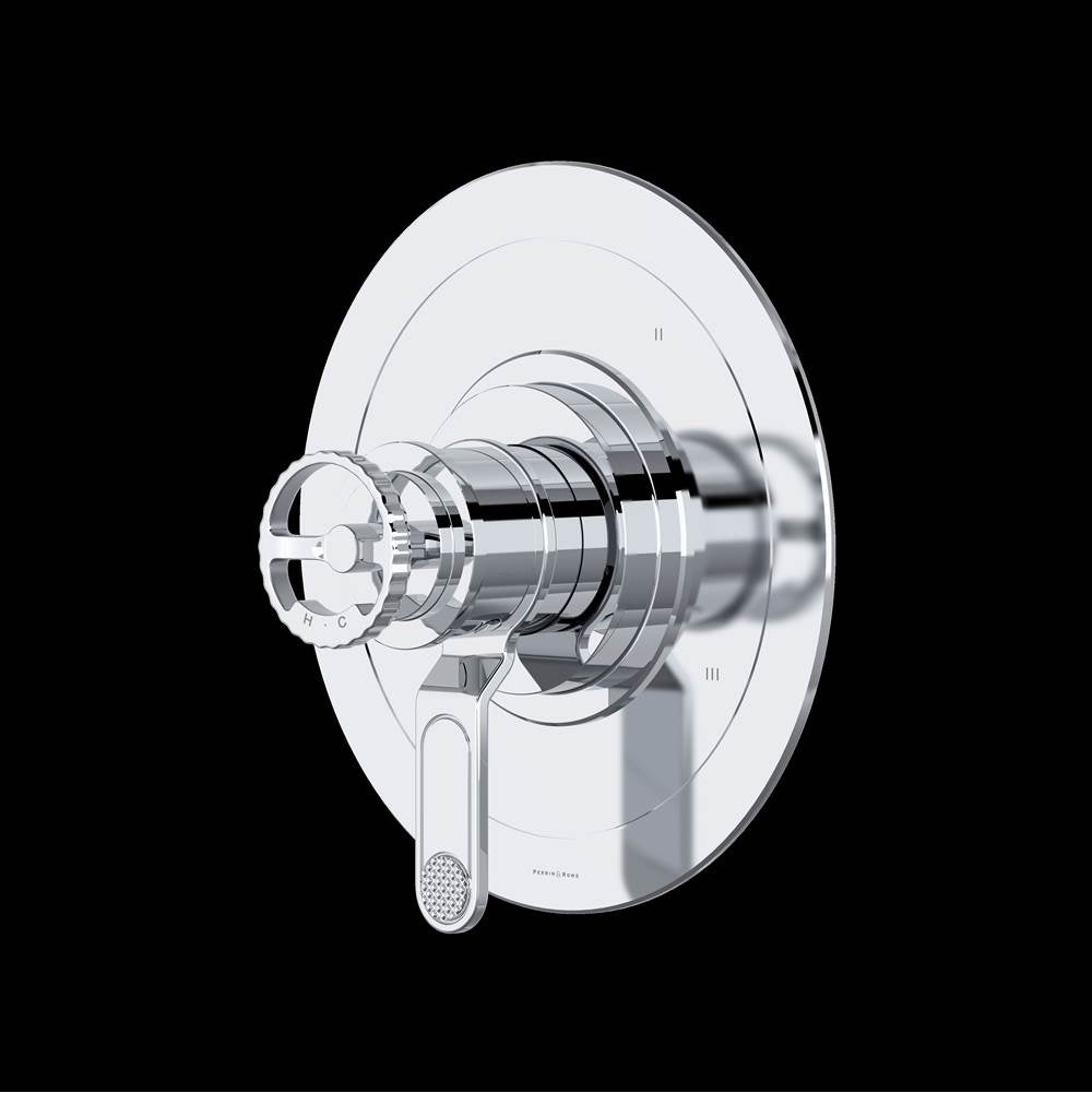 Rohl - ArmstrongE 1/2'' Therm & Pressure Balance Trim With 5 Functions - Polished Chrome