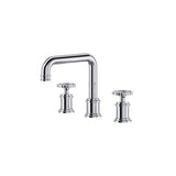 Rohl - ArmstrongE Widespread Lavatory Faucet With U-Spout - Polished Chrome