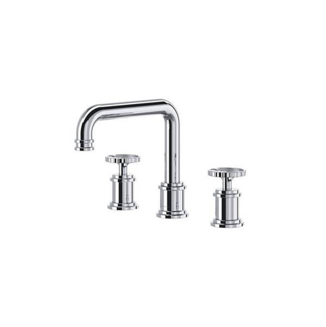 Rohl - ArmstrongE Widespread Lavatory Faucet With U-Spout - Polished Chrome