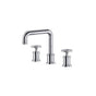 Rohl - ArmstrongE Widespread Lavatory Faucet With U-Spout - Polished Chrome