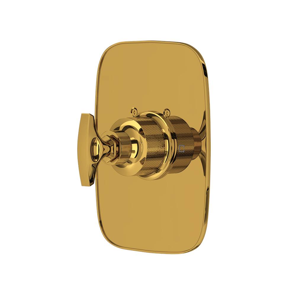 Rohl - Graceline 3/4'' Thermostatic Trim Without Volume Control - Unlacquered Brass