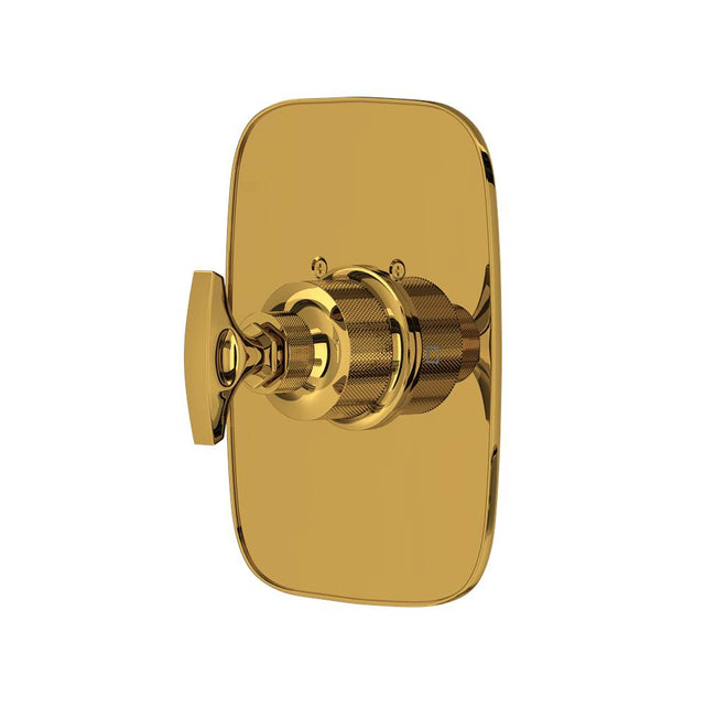 Rohl - Graceline 3/4'' Thermostatic Trim Without Volume Control - Unlacquered Brass