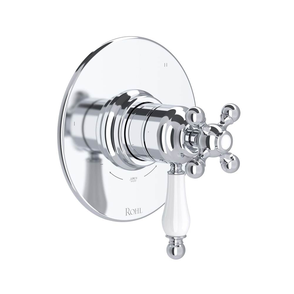 Rohl - ArcanaE 1/2'' Therm & Pressure Balance Trim With 5 Functions - Polished Chrome
