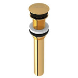 Rohl - Lavatory Push Drain Without Overflow - English Gold