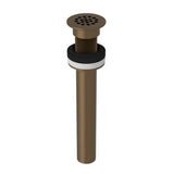 Rohl - Lavatory Grid Drain Without Overflow - English Bronze