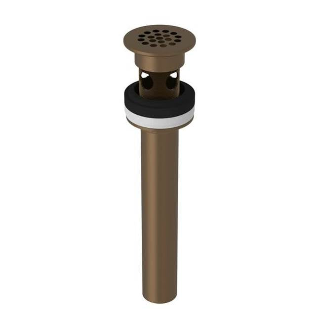 Rohl - Lavatory Grid Drain With Overflow - English Bronze