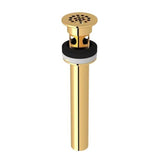 Rohl - Lavatory Grid Drain With Overflow - English Gold