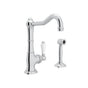 Rohl - Acqui Bar/Food Prep Kitchen Faucet With Side Spray - Polished Chrome