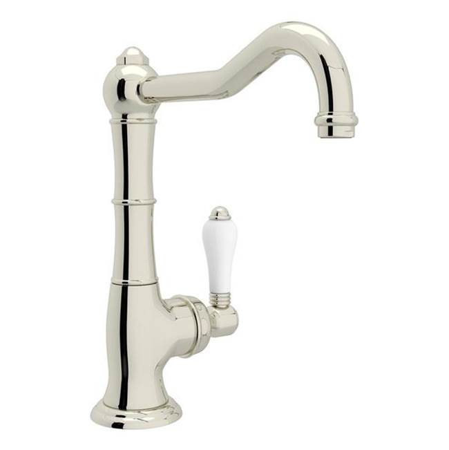 Rohl - Acqui Bar/Food Prep Kitchen Faucet - Polished Nickel