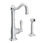 Rohl - Acqui Kitchen Faucet With Side Spray - Polished Chrome