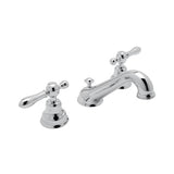 Rohl - ArcanaE Widespread Lavatory Faucet With C-Spout - Polished Chrome