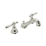 Rohl - ArcanaE Widespread Lavatory Faucet With C-Spout - Polished Nickel