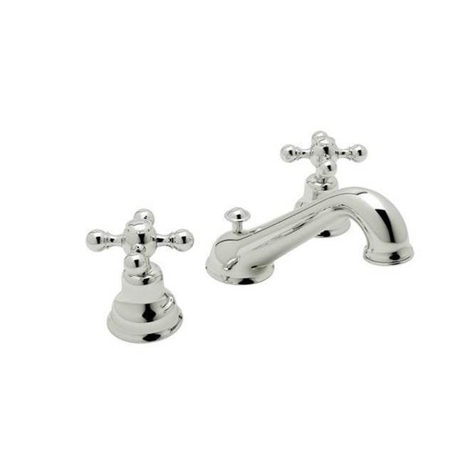 Rohl - ArcanaE Widespread Lavatory Faucet With C-Spout - Polished Nickel