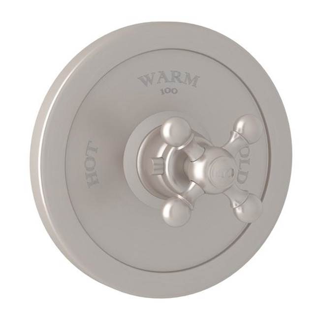Rohl - ArcanaE 3/4'' Thermostatic Trim Without Volume Control - Satin Nickel