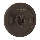 Rohl - ArcanaE 3/4'' Thermostatic Trim Without Volume Control - Tuscan Brass