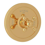 Rohl - ArcanaE 3/4'' Thermostatic Trim Without Volume Control - Italian Brass