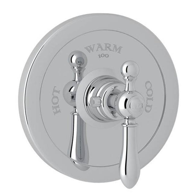 Rohl - ArcanaE 3/4'' Thermostatic Trim Without Volume Control - Polished Chrome