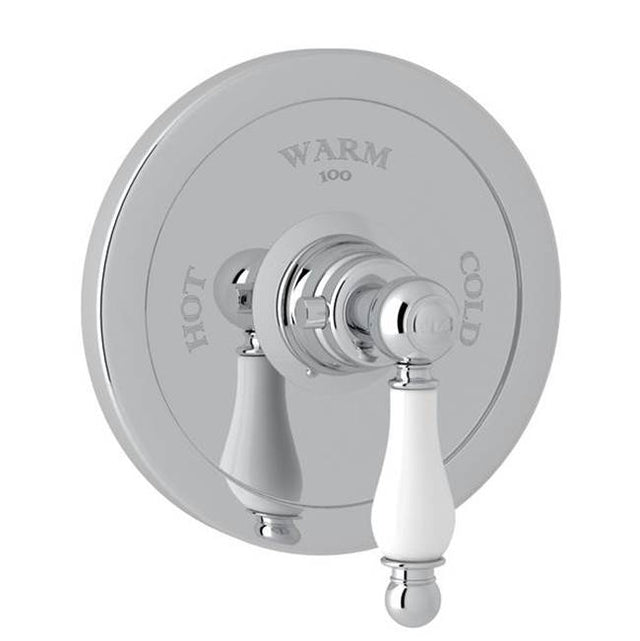 Rohl - ArcanaE 3/4'' Thermostatic Trim Without Volume Control - Polished Chrome