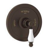 Rohl - ArcanaE 3/4'' Thermostatic Trim Without Volume Control - Tuscan Brass