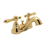 Rohl - ArcanaE Two Handle Centerset Lavatory Faucet - Italian Brass
