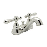 Rohl - ArcanaE Two Handle Centerset Lavatory Faucet - Polished Nickel