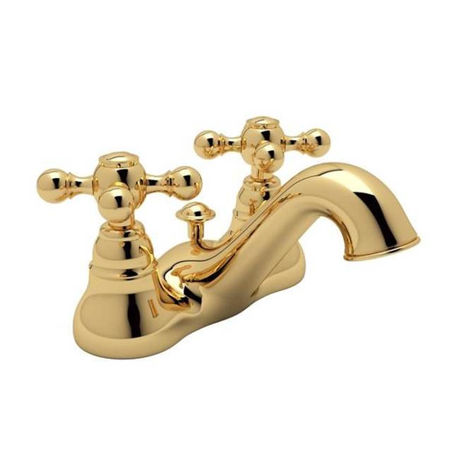 Rohl - ArcanaE Two Handle Centerset Lavatory Faucet - Italian Brass