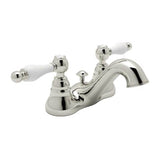 Rohl - ArcanaE Two Handle Centerset Lavatory Faucet - Polished Nickel