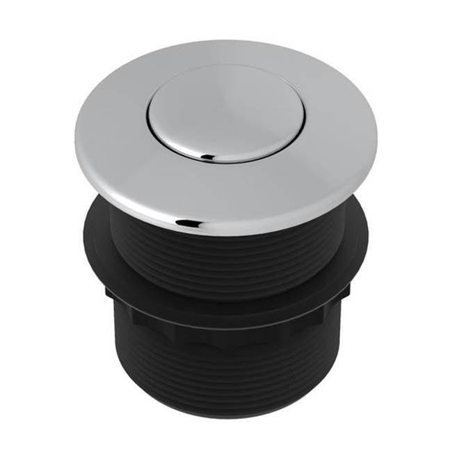 Rohl - Waste Disposal Air Switch Button - Polished Chrome