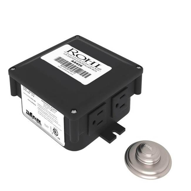 Rohl - Waste Disposal Control Box With Air Switch Button - Satin Nickel