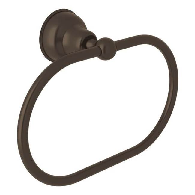 Rohl - ArcanaE Towel Ring - Tuscan Brass