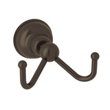 Rohl - ArcanaE Double Robe Hook - Tuscan Brass