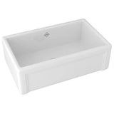 Rohl - EgertonE 30'' Single Bowl Farmhouse Apron Front Fireclay Kitchen Sink - White (WH)