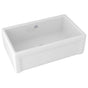 Rohl - EgertonE 30'' Single Bowl Farmhouse Apron Front Fireclay Kitchen Sink - White (WH)