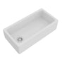 Rohl - LancasterE 36'' Single Bowl Farmhouse Apron Front Fireclay Kitchen Sink - White (WH)
