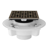 Rohl - PVC 2'' X 3'' Drain Kit With 3142 Weave Decorative Cover - English Bronze